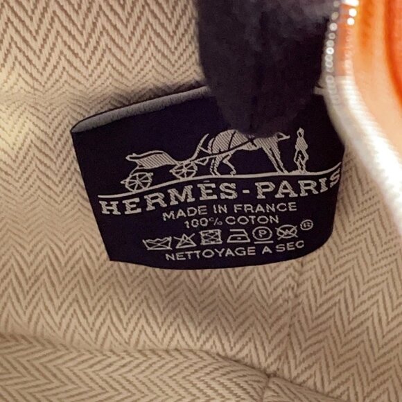 HERMES Brid a Black Size PM Canvas Feu/Bordeaux - Picture 6 of 9